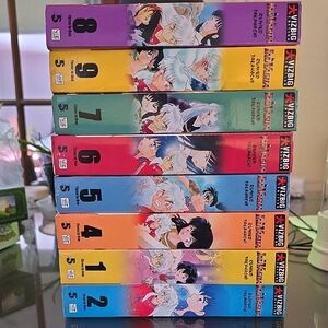 Inuyasha VizBig Edition Manga Lot - Rare Set 1,2,4,5,6,7,8,9